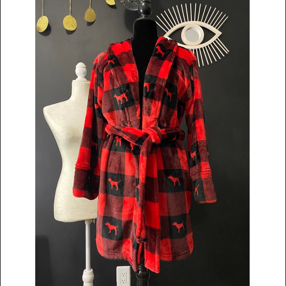 Victoria’s Secret plaid robe